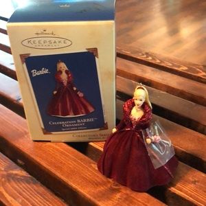 Barbie Keepsake Ornament 2002 Celebration Barbie